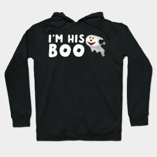 I'm His Boo Halloween Couples Gifts Hoodie